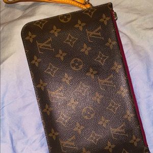 Louis Vuitton Pochette Monogram Canvas Wristlet